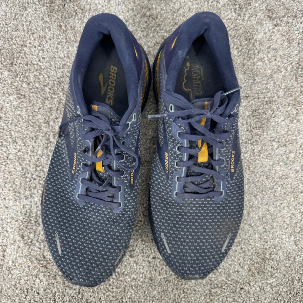 Brooks Adrenaline GTS 22 Mens Running Shoes Navy Gold 1103661D438 Size 12